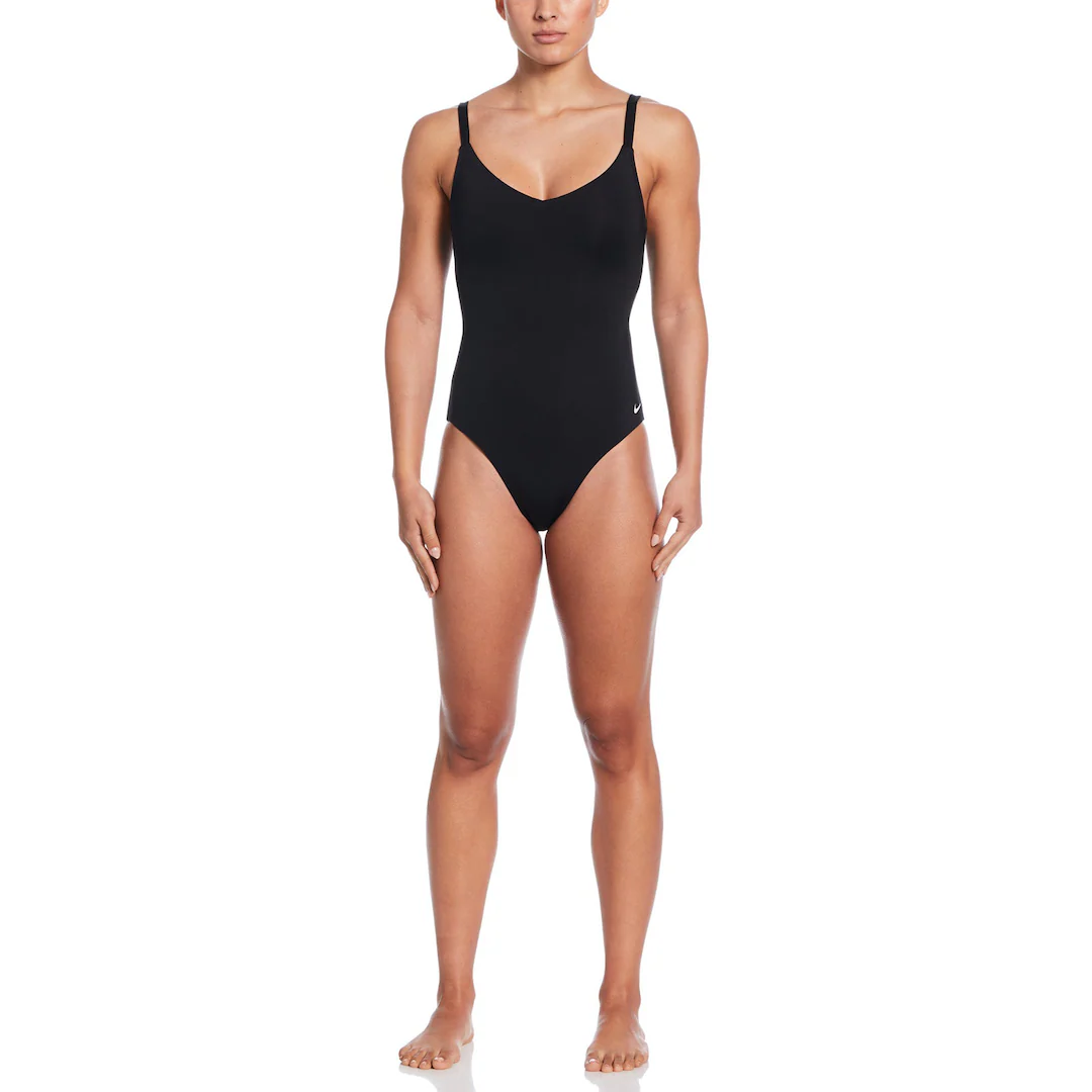 Nike Swim Women's Essential V-Neck One-Piece Swimsuit - Image 3