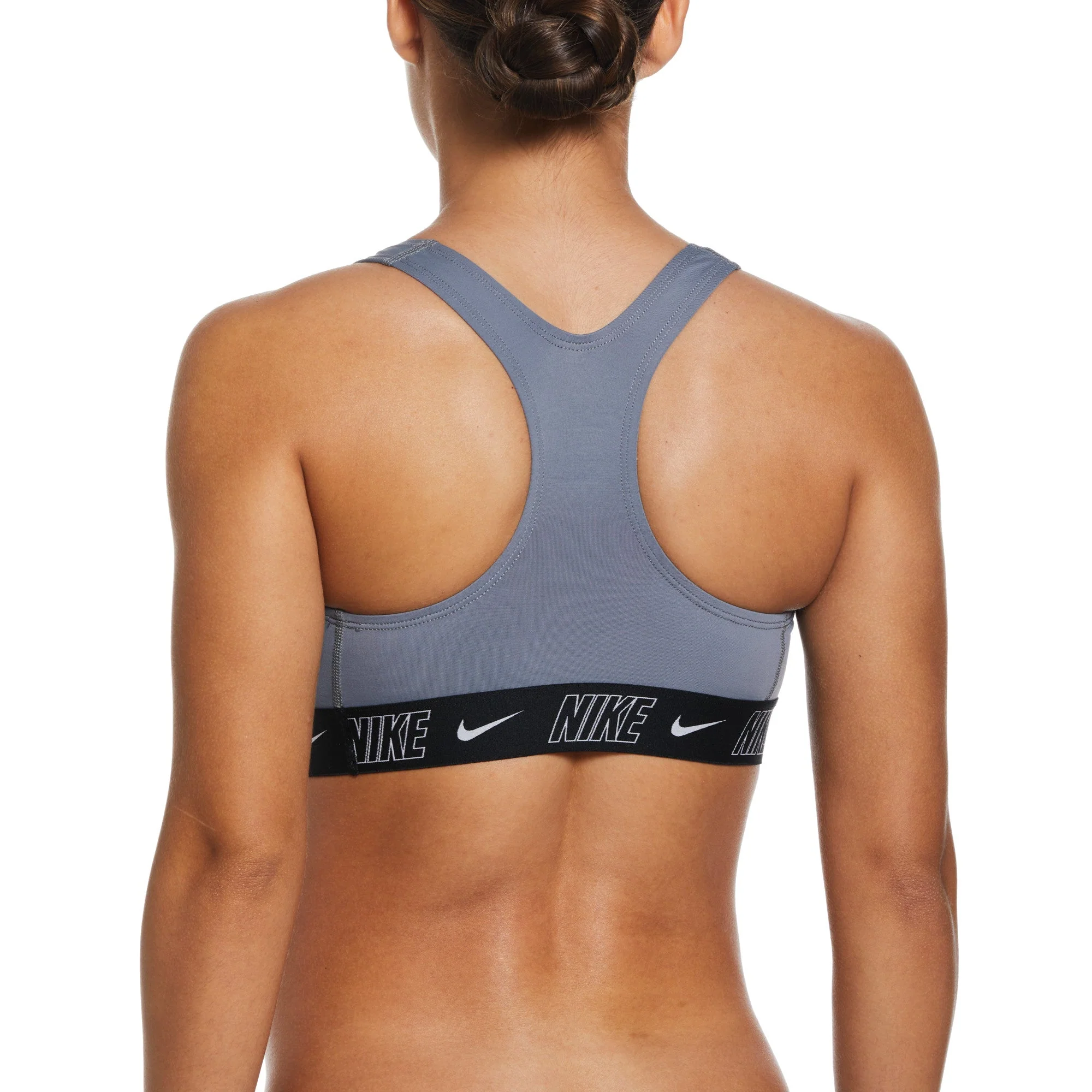 Nike Swim Women's Fusion Logo Tape Racerback Bikini Top - Image 2