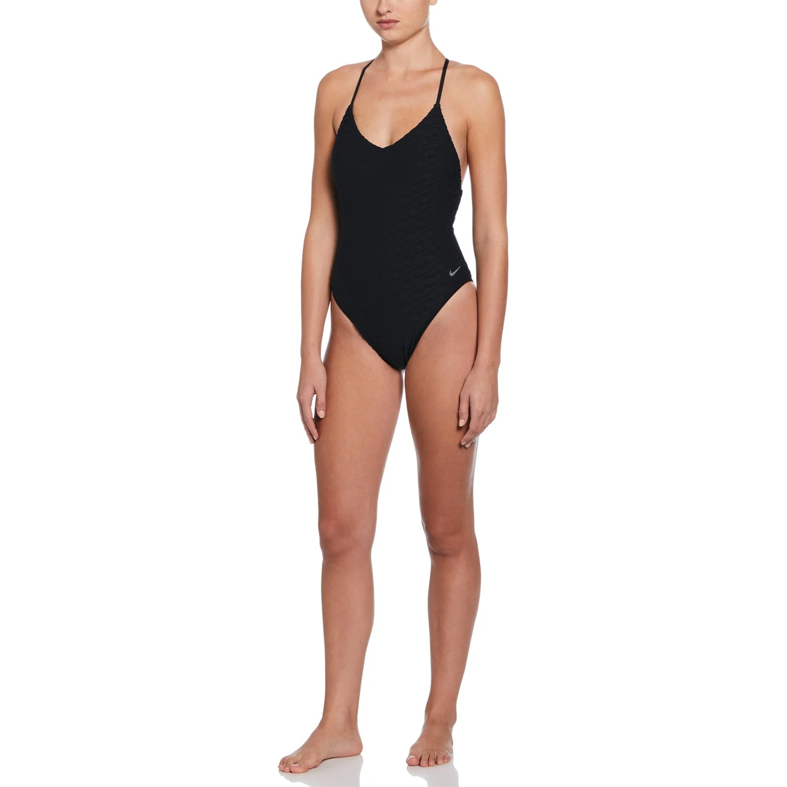 Nike Swim Women's Swoosh Link Terry Y-Back One Piece Swimsuit - Image 15