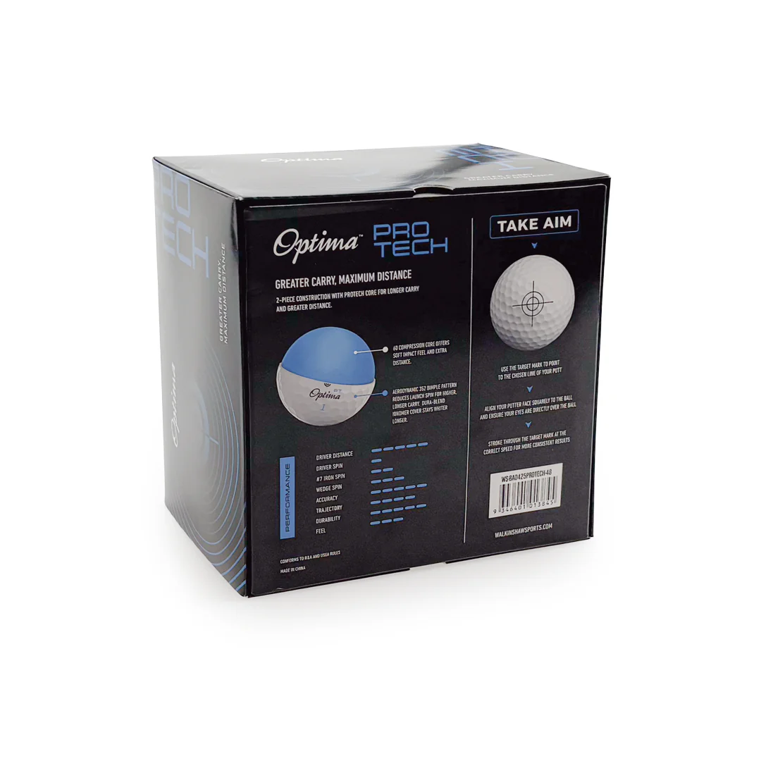 Optima Protech Golf Ball - 48 Pack - Image 2