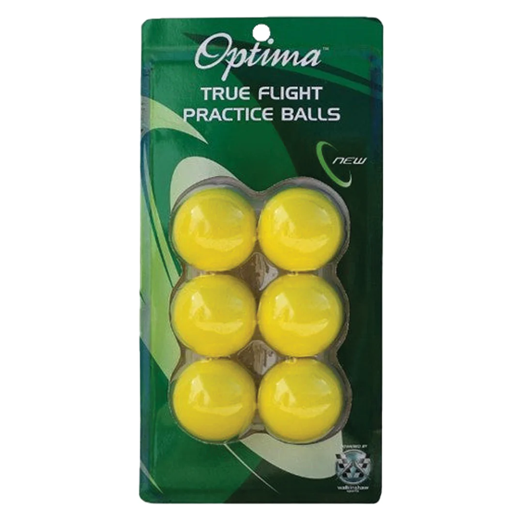 Optima True Flight Foam Practice Balls - 6/12 Pack