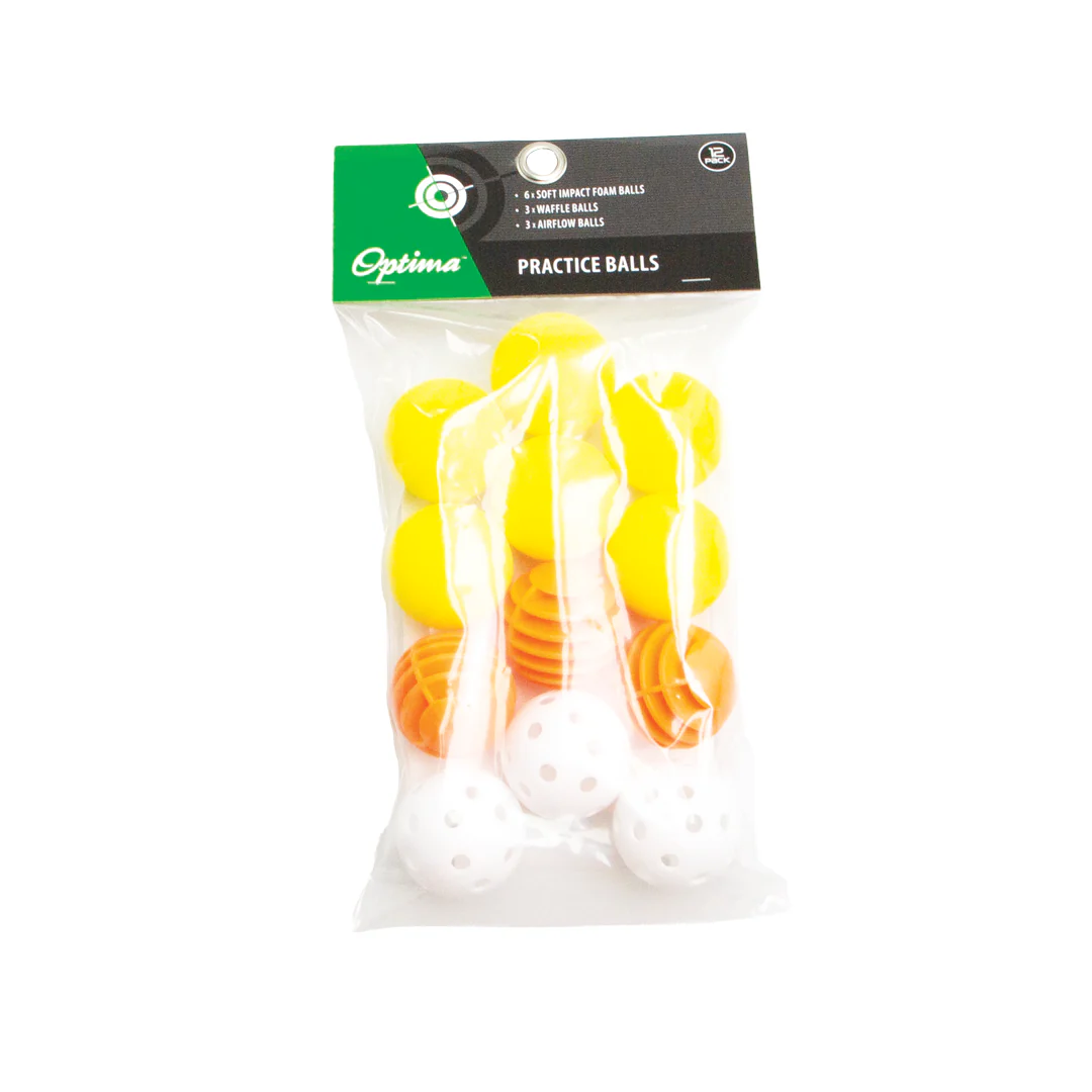 Optima Mixed Practice Balls - Pack of 12