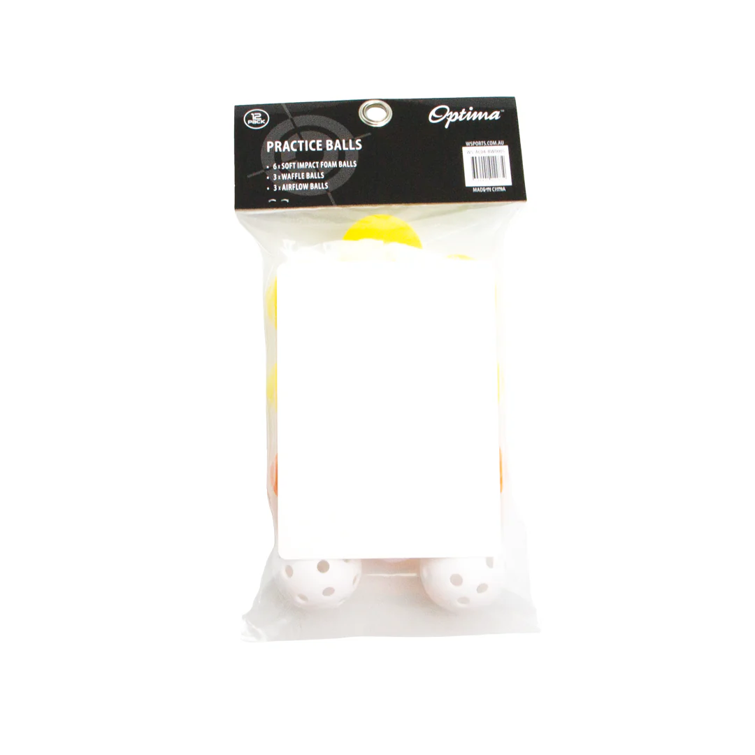 Optima Mixed Practice Balls - Pack of 12 - Image 2