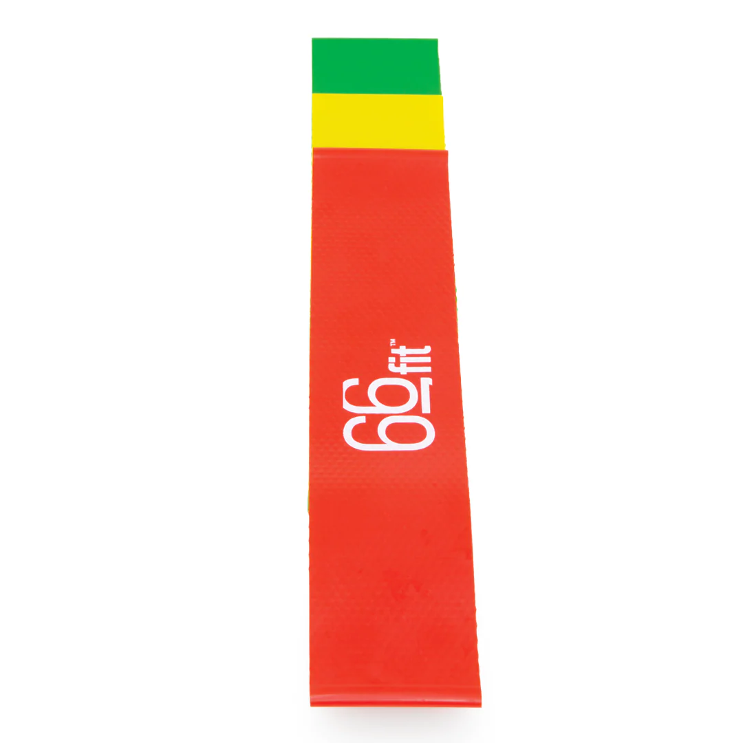 66fit Resistance Exercise Band Loops Light Set of 3 - Image 4