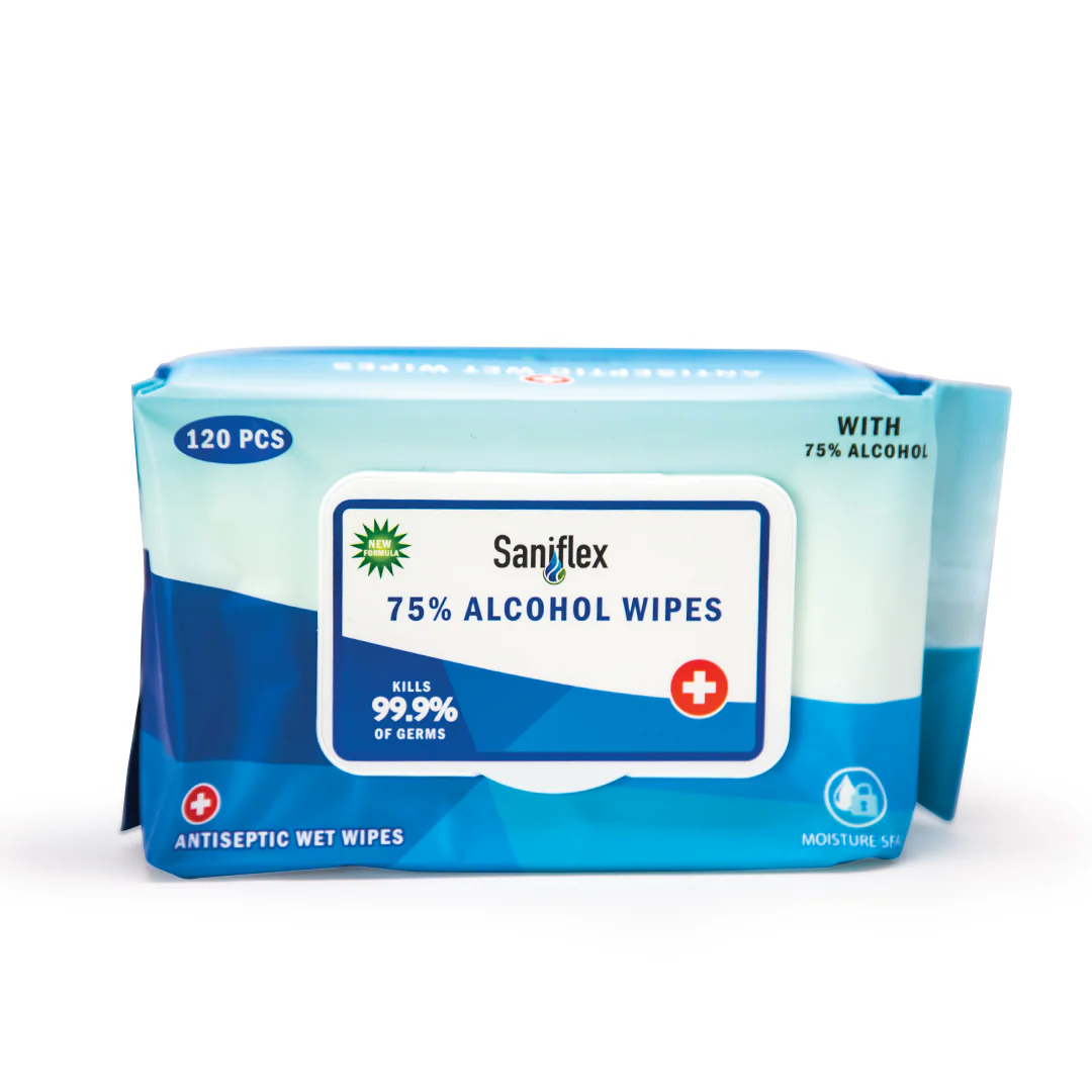 Saniflex 75% Alcohol Wipes - Image 2
