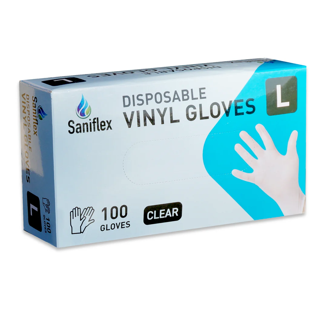 Saniflex Vinyl Gloves - Powder Free - Image 4