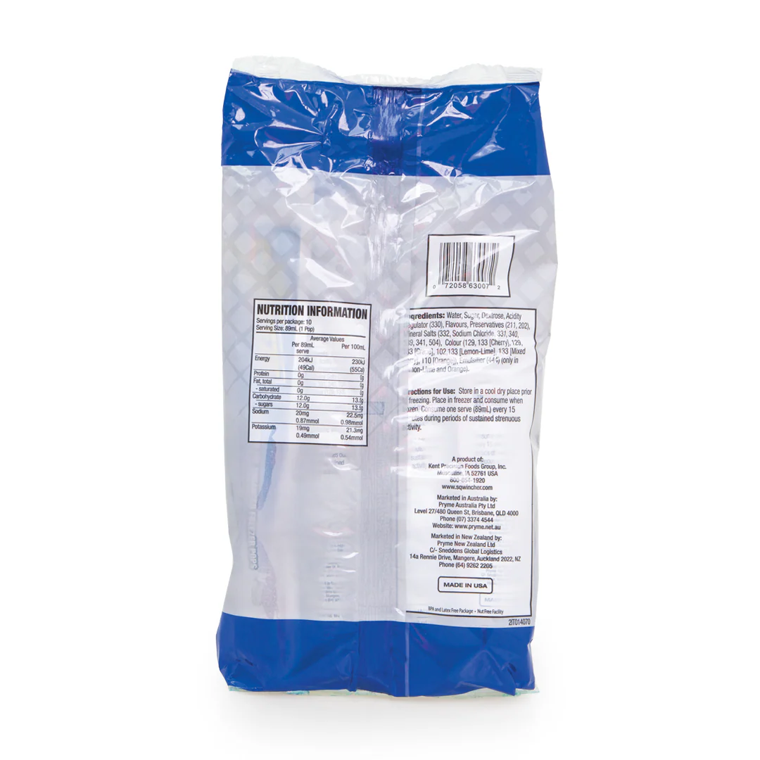 Sqwincher Squeeze Pops 89ml -  Pack of 10 - Image 4