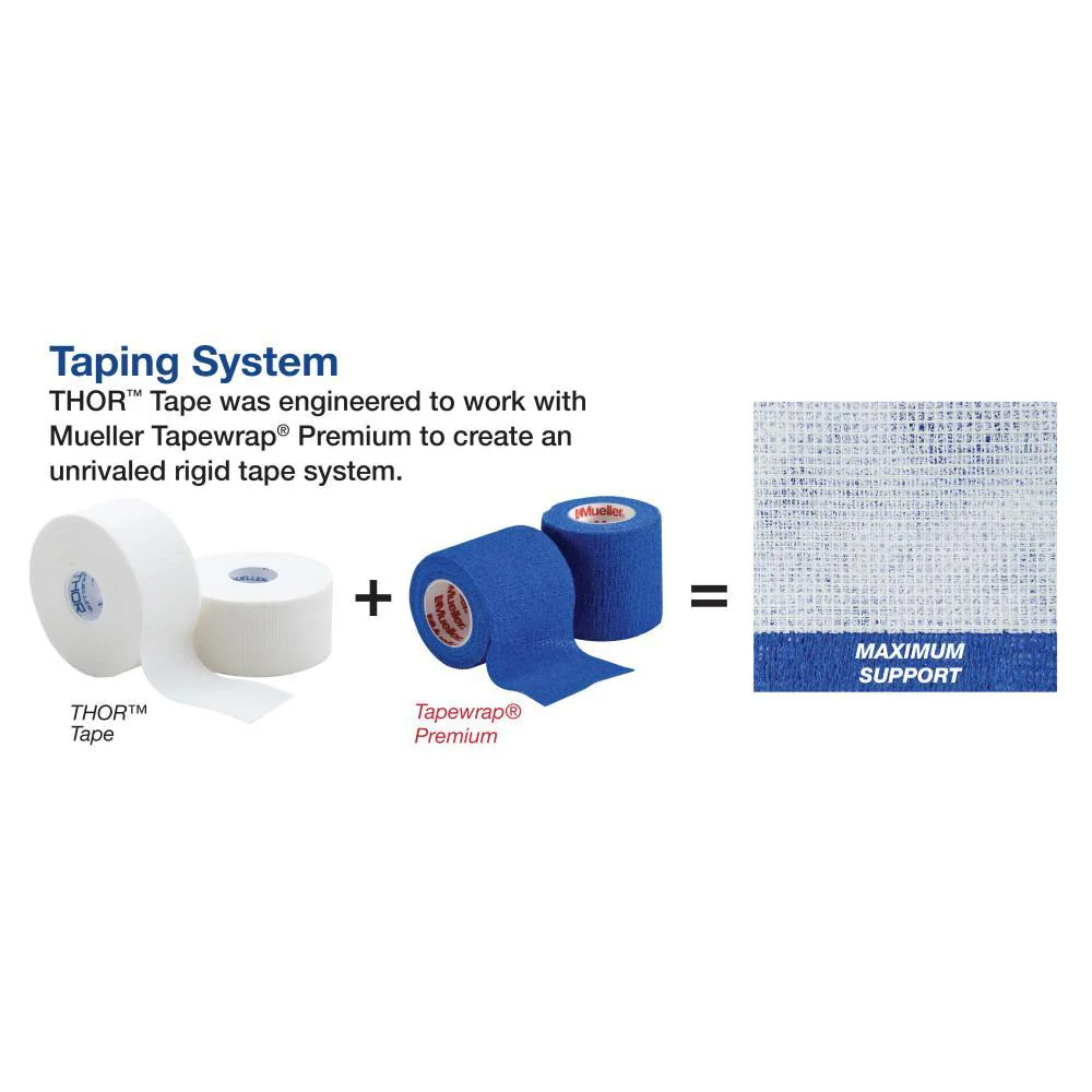 Mueller THOR Rigid Cohesive Tape - 38MM X 13.7M Box of 32 - Image 5
