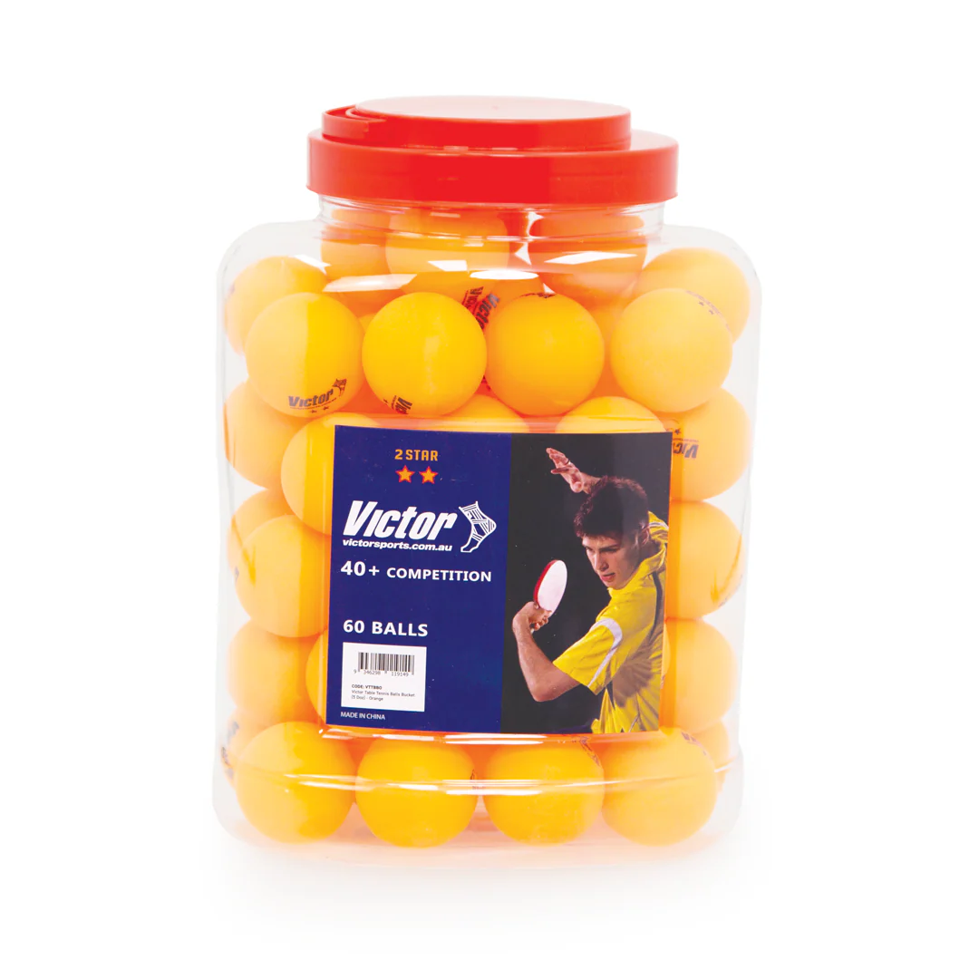 Victor Table Tennis Balls Bucket (60)