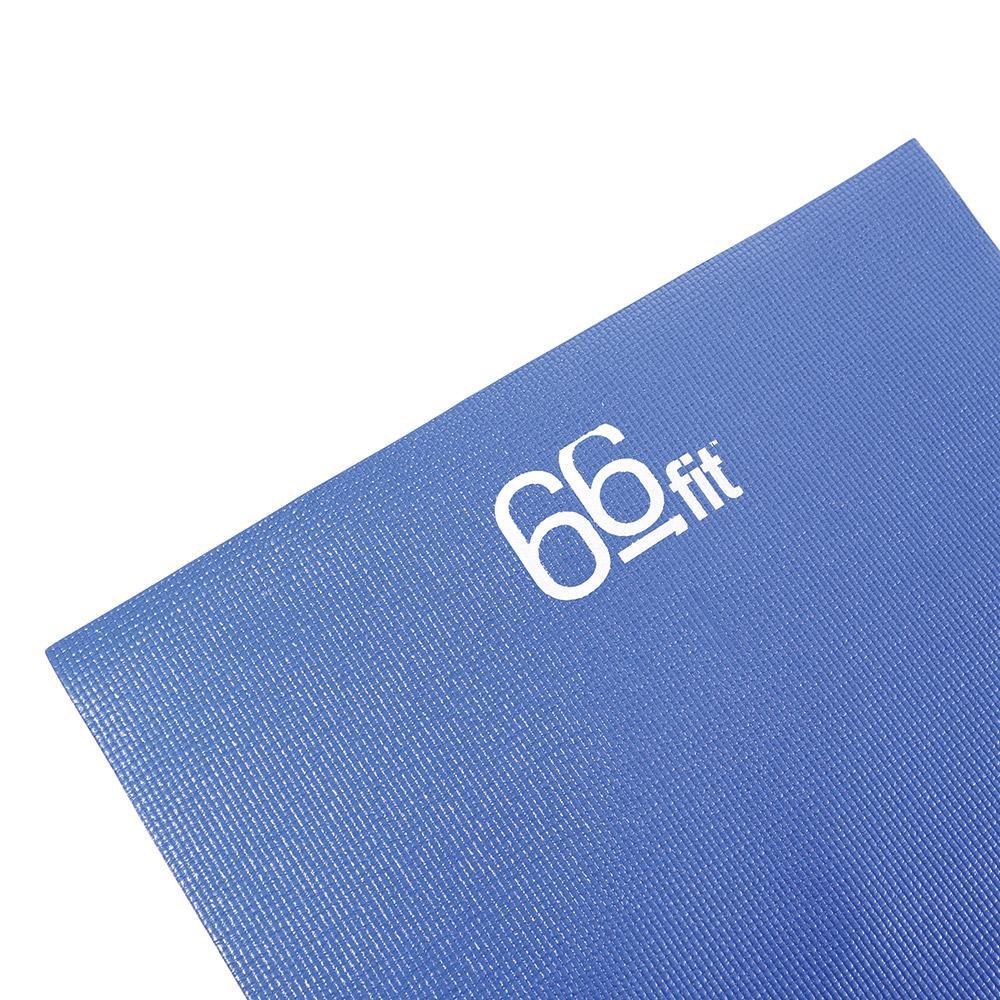 66fit Yoga Mat Blue - With Carry Bag - Image 6